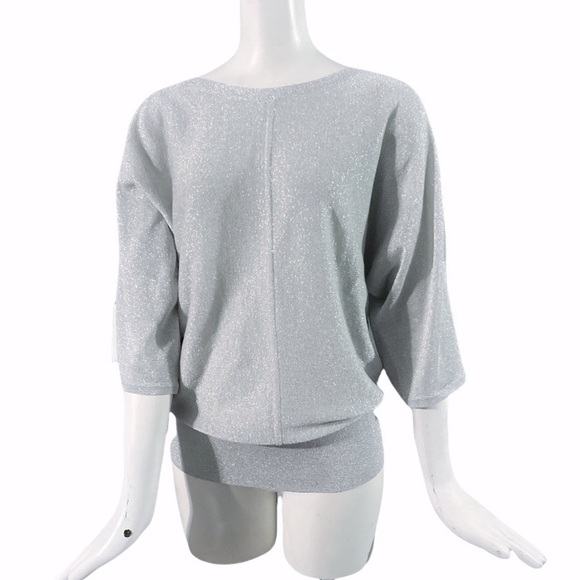 Talbolts Silver Sparkly Top - Picture 1 of 7